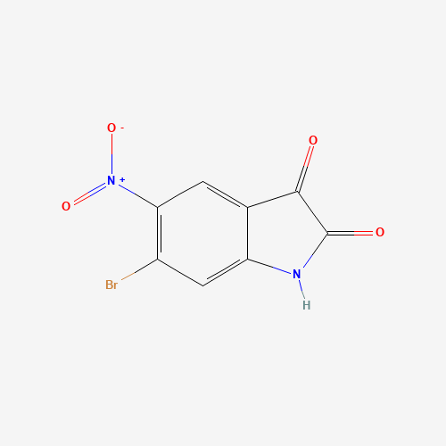 6-bromo-5-nitro-1H-indole-2,3-dione (CAS: 667463-68-5) - Related Chemical Product
