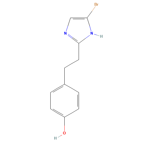 4-[2-(5-bromo-1H-imidazol-2-yl)ethyl]phenol (CAS: 102151-98-4) - Related Chemical Product