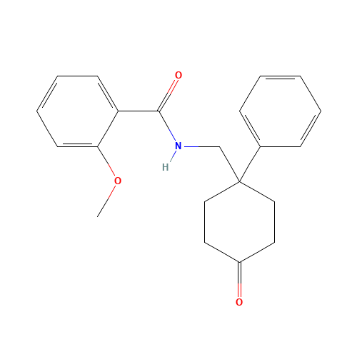 2-methoxy-N-[(4-oxo-1-phenylcyclohexyl)methyl]benzamide (CAS: 265656-18-6) - Related Chemical Product