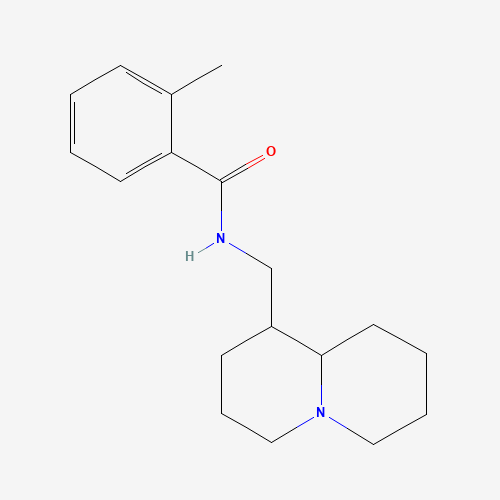 N-(2,3,4,6,7,8,9,9a-octahydro-1H-quinolizin-1-ylmethyl)-2-methylbenzamide (CAS: 329212-62-6) - Related Chemical Product