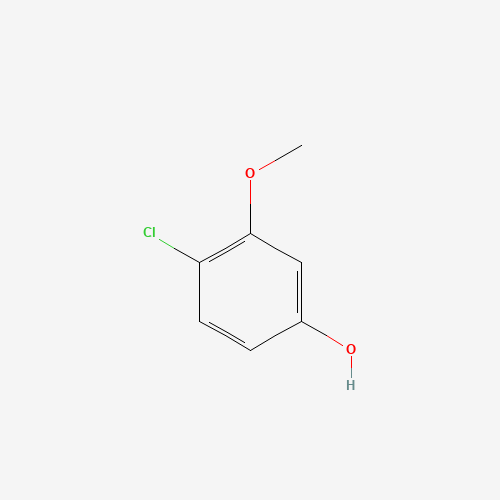 4-chloro-3-methoxyphenol (CAS: 18113-07-0) - Chemical Structure and Molecular Formula 
