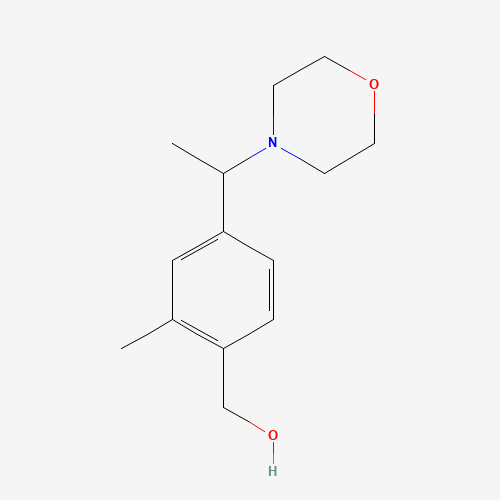 [2-methyl-4-(1-morpholin-4-ylethyl)phenyl]methanol (CAS: 1423070-35-2) - Related Chemical Product