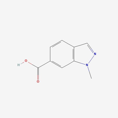 1-methylindazole-6-carboxylic acid (CAS: 1031417-77-2) - Chemical Structure and Molecular Formula 