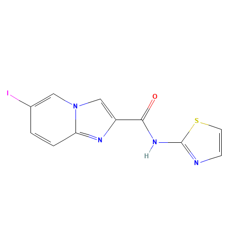 6-iodo-N-(1,3-thiazol-2-yl)imidazo[1,2-a]pyridine-2-carboxamide (CAS: 1168157-30-9) - Related Chemical Product