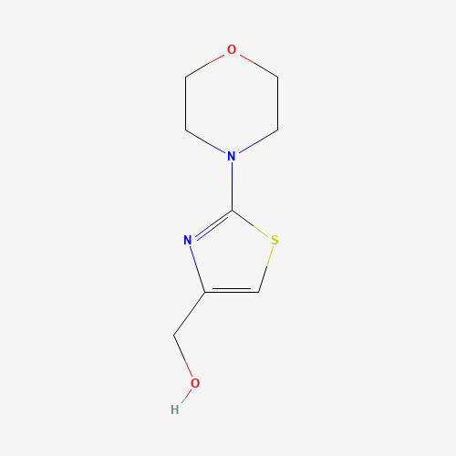 (2-morpholin-4-yl-1,3-thiazol-4-yl)methanol (CAS: 126533-96-8) - Chemical Structure and Molecular Formula 