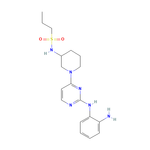 N-[1-[2-(2-aminoanilino)pyrimidin-4-yl]piperidin-3-yl]propane-1-sulfonamide (CAS: 1538605-63-8) - Related Chemical Product