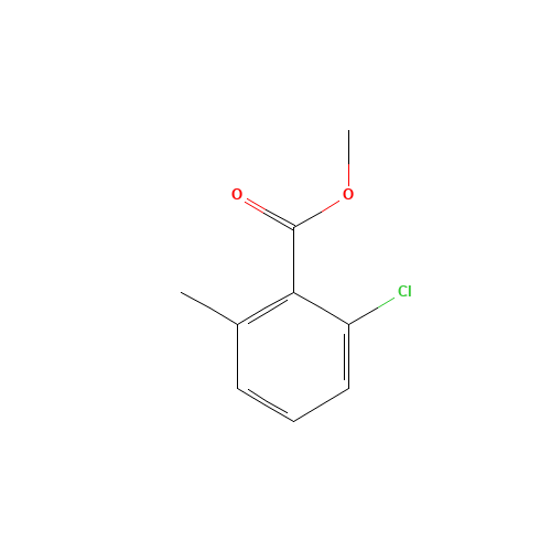 methyl 2-chloro-6-methylbenzoate (CAS: 99585-14-5) - Chemical Structure and Molecular Formula 