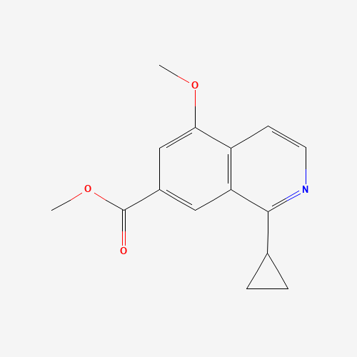 methyl 1-cyclopropyl-5-methoxyisoquinoline-7-carboxylate (CAS: 921760-75-0) - Related Chemical Product