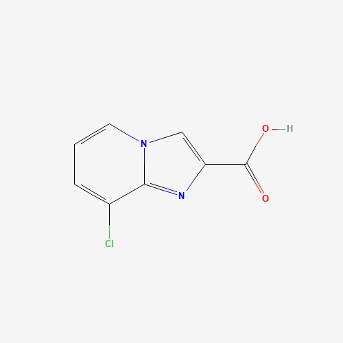 8-chloroimidazo[1,2-a]pyridine-2-carboxylic acid (CAS: 1020038-45-2) - Chemical Structure and Molecular Formula 