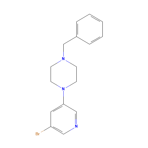 1-benzyl-4-(5-bromopyridin-3-yl)piperazine (CAS: 954388-11-5) - Related Chemical Product