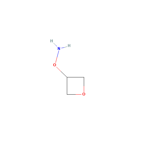O-(oxetan-3-yl)hydroxylamine (CAS: 169956-86-9) - Chemical Structure and Molecular Formula 