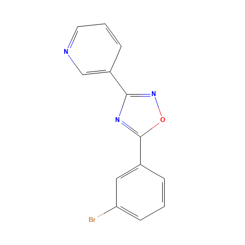 5-(3-bromophenyl)-3-pyridin-3-yl-1,2,4-oxadiazole (CAS: 370852-46-3) - Related Chemical Product