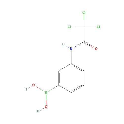 [3-[(2,2,2-trichloroacetyl)amino]phenyl]boronic acid (CAS: 276669-74-0) - Related Chemical Product