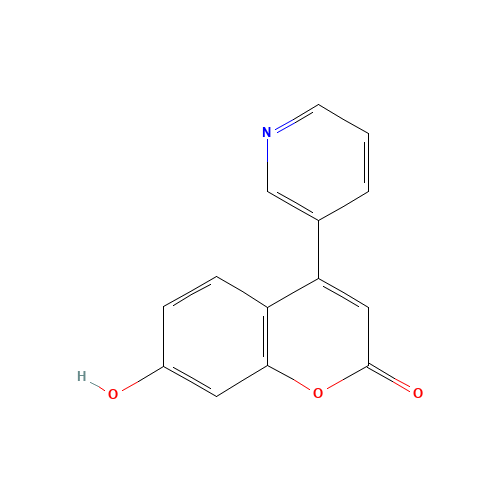 7-hydroxy-4-pyridin-3-ylchromen-2-one (CAS: 109512-76-7) - Related Chemical Product