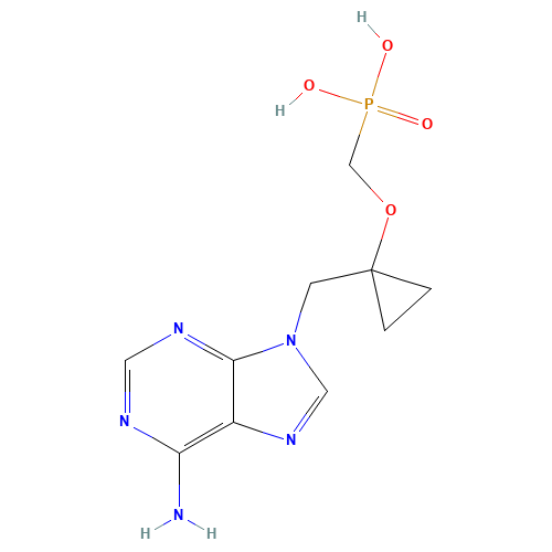 [1-[(6-aminopurin-9-yl)methyl]cyclopropyl]oxymethylphosphonic acid (CAS: 441785-21-3) - Related Chemical Product