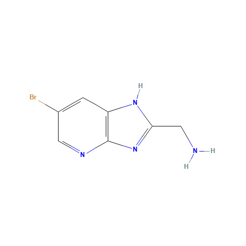 (6-bromo-1H-imidazo[4,5-b]pyridin-2-yl)methanamine (CAS: 713139-54-9) - Related Chemical Product