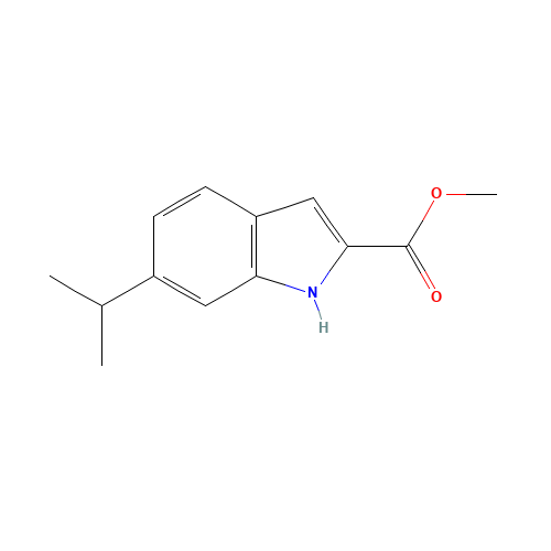 methyl 6-propan-2-yl-1H-indole-2-carboxylate (CAS: 213596-37-3) - Related Chemical Product