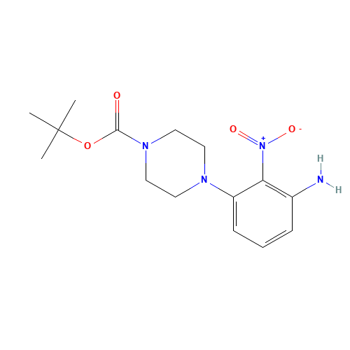 tert-butyl 4-(3-amino-2-nitrophenyl)piperazine-1-carboxylate (CAS: 84807-37-4) - Related Chemical Product
