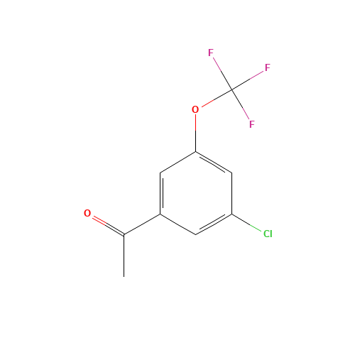 1-[3-chloro-5-(trifluoromethoxy)phenyl]ethanone (CAS: 886503-42-0) - Related Chemical Product