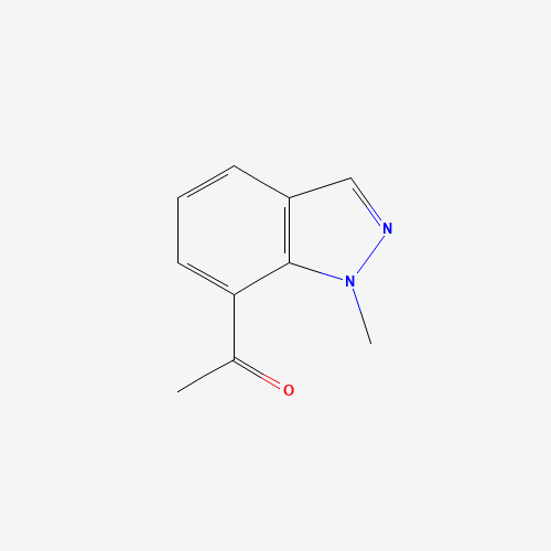 1-(1-methylindazol-7-yl)ethanone (CAS: 1159511-26-8) - Chemical Structure and Molecular Formula 