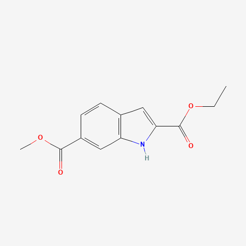 2-O-ethyl 6-O-methyl 1H-indole-2,6-dicarboxylate (CAS: 916792-63-7) - Related Chemical Product