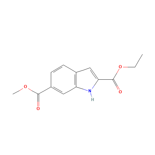 2-O-ethyl 6-O-methyl 1H-indole-2,6-dicarboxylate (CAS: 916792-63-7) - Related Chemical Product