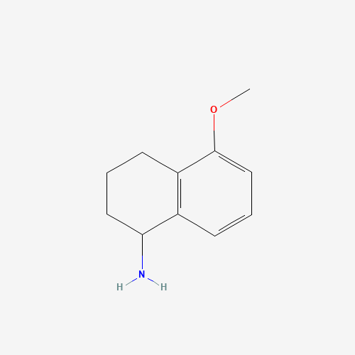 5-methoxy-1,2,3,4-tetrahydronaphthalen-1-amine (CAS: 52372-97-1) - Chemical Structure and Molecular Formula 