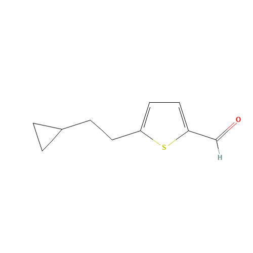 5-(2-cyclopropylethyl)thiophene-2-carbaldehyde (CAS: 1522106-38-2) - Related Chemical Product