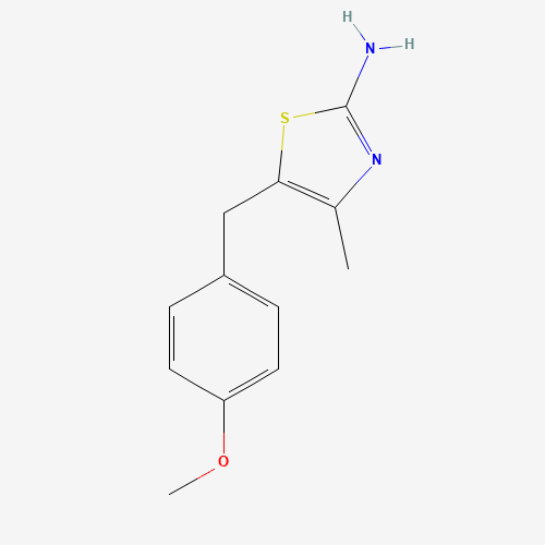 5-[(4-methoxyphenyl)methyl]-4-methyl-1,3-thiazol-2-amine (CAS: 777047-72-0) - Related Chemical Product