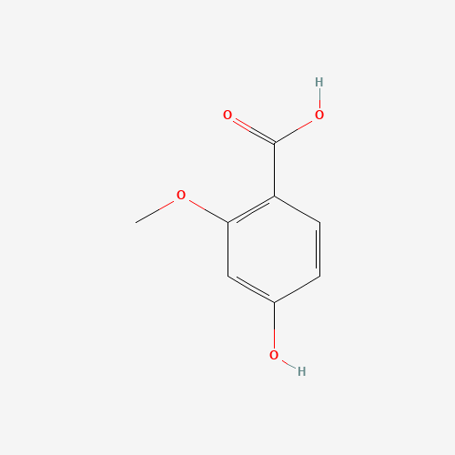 4-hydroxy-2-methoxybenzoic acid (CAS: 90111-34-5) - Chemical Structure and Molecular Formula 