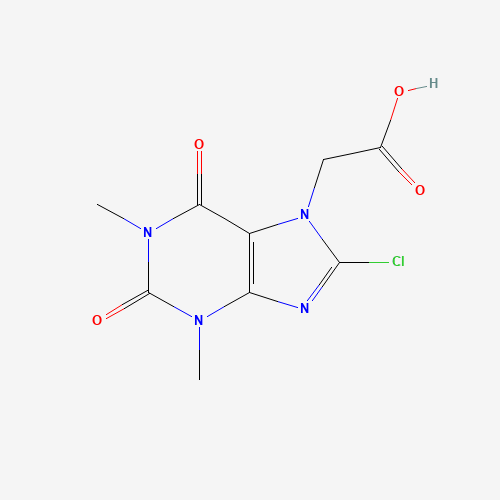 2-(8-chloro-1,3-dimethyl-2,6-dioxopurin-7-yl)acetic acid (CAS: 59426-33-4) - Related Chemical Product