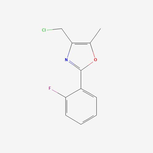 4-(chloromethyl)-2-(2-fluorophenyl)-5-methyl-1,3-oxazole (CAS: 671215-76-2) - Related Chemical Product