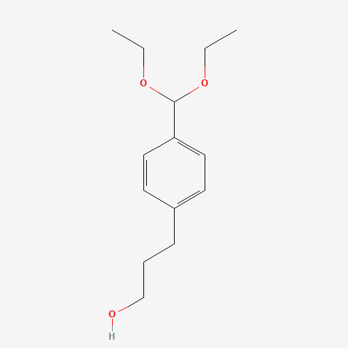 3-[4-(diethoxymethyl)phenyl]propan-1-ol (CAS: 454678-95-6) - Related Chemical Product