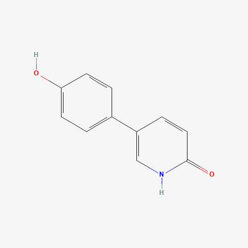 5-(4-hydroxyphenyl)-1H-pyridin-2-one (CAS: 41216-12-0) - Chemical Structure and Molecular Formula 