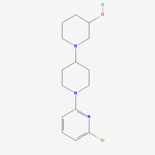 1-[1-(6-bromopyridin-2-yl)piperidin-4-yl]piperidin-3-ol (CAS: 1312465-17-0) - Related Chemical Product