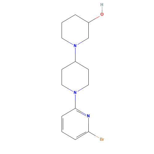 1-[1-(6-bromopyridin-2-yl)piperidin-4-yl]piperidin-3-ol (CAS: 1312465-17-0) - Related Chemical Product