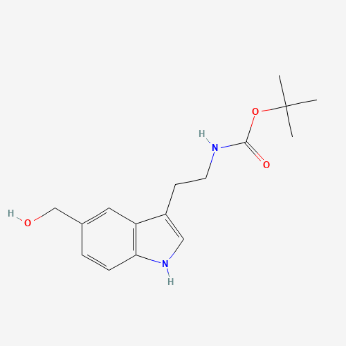 tert-butyl N-[2-[5-(hydroxymethyl)-1H-indol-3-yl]ethyl]carbamate (CAS: 144432-49-5) - Related Chemical Product