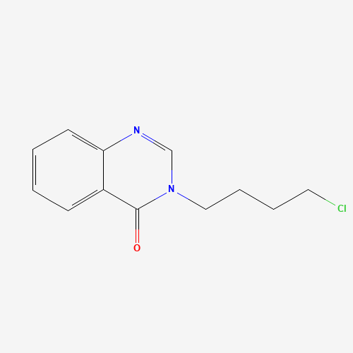 3-(4-chlorobutyl)quinazolin-4-one (CAS: 906319-29-7) - Chemical Structure and Molecular Formula 
