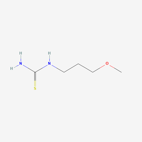 3-methoxypropylthiourea (CAS: 66892-33-9) - Chemical Structure and Molecular Formula 
