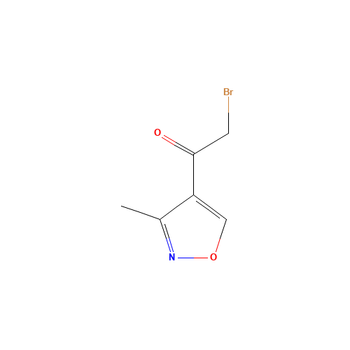 2-bromo-1-(3-methyl-1,2-oxazol-4-yl)ethanone (CAS: 59986-36-6) - Related Chemical Product