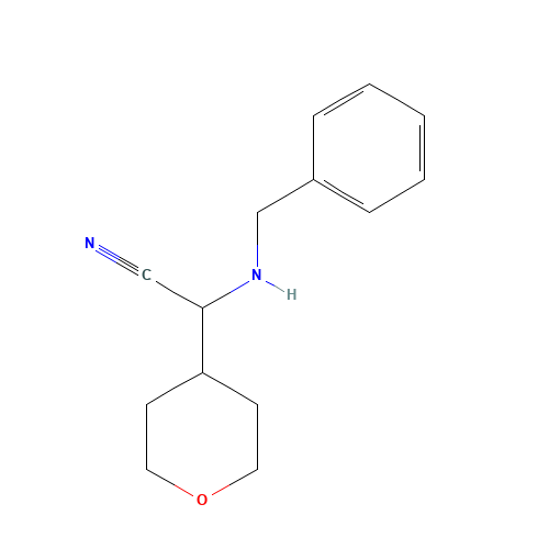 2-(benzylamino)-2-(oxan-4-yl)acetonitrile (CAS: 1274825-09-0) - Related Chemical Product