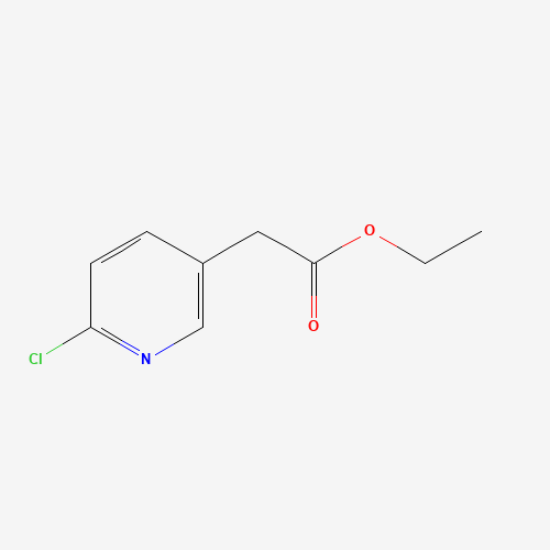 ethyl 2-(6-chloropyridin-3-yl)acetate (CAS: 197376-47-9) - Chemical Structure and Molecular Formula 