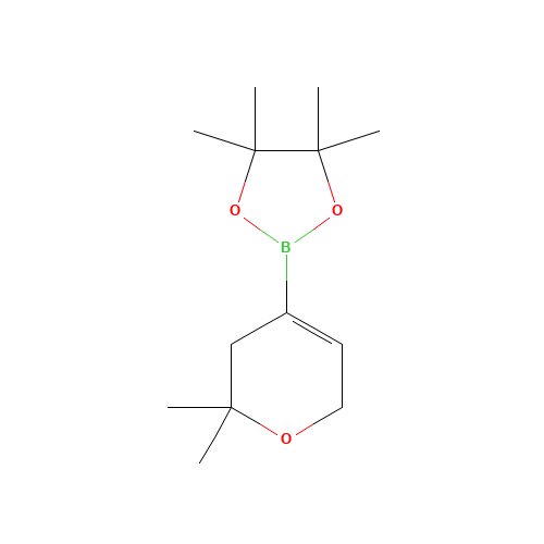 2-(6,6-dimethyl-2,5-dihydropyran-4-yl)-4,4,5,5-tetramethyl-1,3,2-dioxaborolane (CAS: 1215867-50-7) - Related Chemical Product