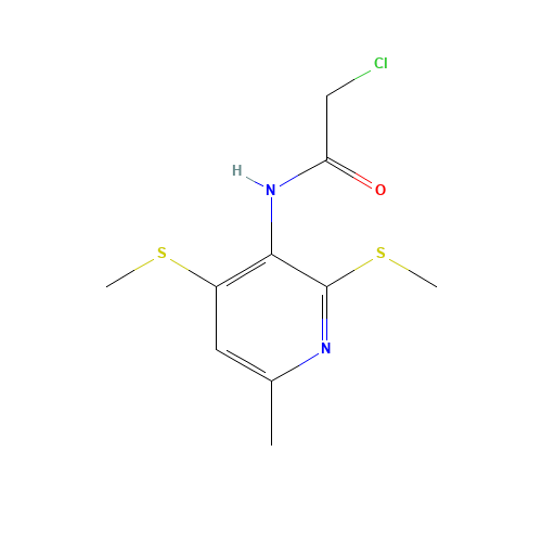 2-chloro-N-[6-methyl-2,4-bis(methylsulfanyl)pyridin-3-yl]acetamide (CAS: 176496-53-0) - Related Chemical Product
