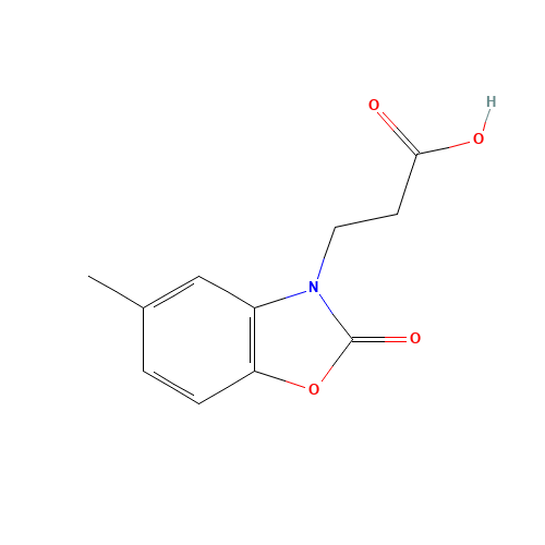 3-(5-methyl-2-oxo-1,3-benzoxazol-3-yl)propanoic acid (CAS: 71977-76-9) - Related Chemical Product