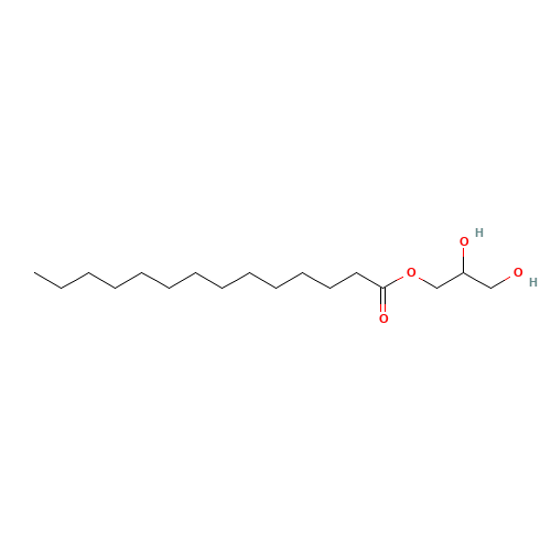 2,3-dihydroxypropyl tetradecanoate (CAS: 589-68-4) - Related Chemical Product