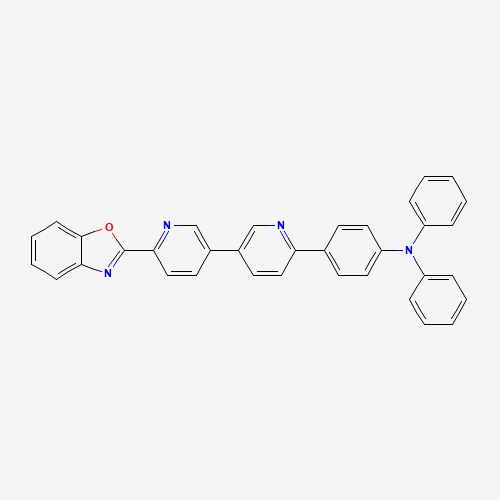 4-[5-[6-(1,3-benzoxazol-2-yl)pyridin-3-yl]pyridin-2-yl]-N,N-diphenylaniline (CAS: 1365756-94-0) - Related Chemical Product