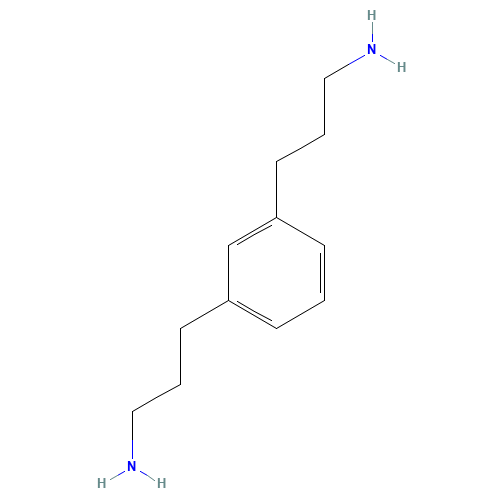 3-[3-(3-aminopropyl)phenyl]propan-1-amine (CAS: 31748-67-1) - Chemical Structure and Molecular Formula 