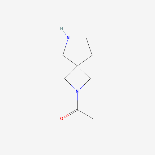1-(2,7-diazaspiro[3.4]octan-2-yl)ethanone (CAS: 1474026-88-4) - Chemical Structure and Molecular Formula 