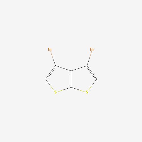 3,4-dibromothieno[2,3-b]thiophene (CAS: 53255-78-0) - Chemical Structure and Molecular Formula 